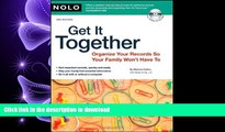 READ THE NEW BOOK Get It Together: Organize Your Records So Your Family Won t Have To (book with