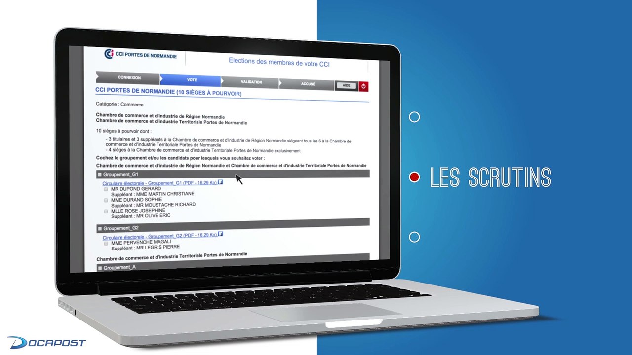 Comment voter par internet aux élections CCI