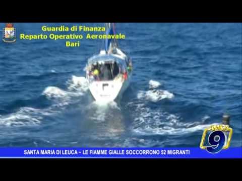Santa Maria di Leuca | Le fiamme gialle soccorrono 52 migranti