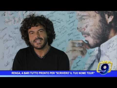 Francesco Renga, a Bari tutto pronto per Scriverò il tuo nome tour
