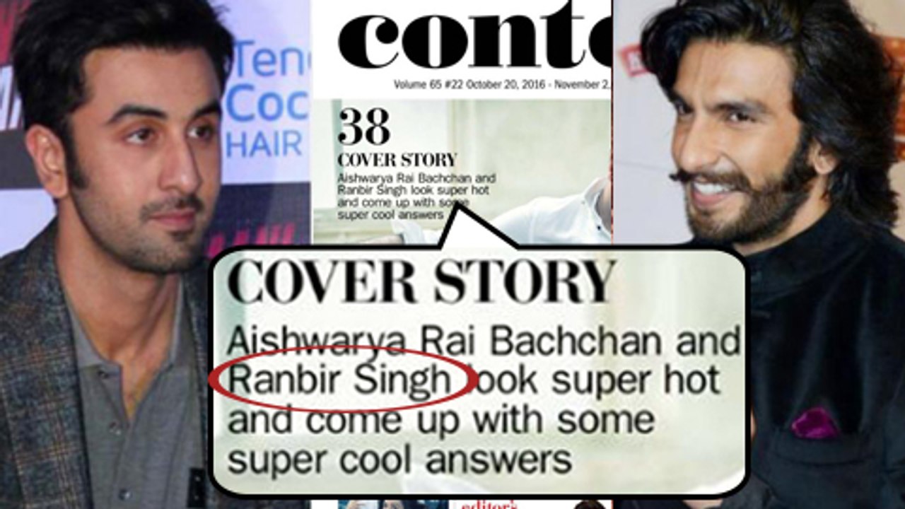 Ranbir Kapoor MISSPELLED As RANBIR SINGH | Ranb...