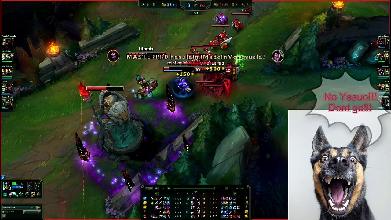 Super LOL pro plays / animals react to LOL