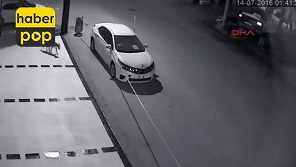 Köpekler arabayı parçaladı