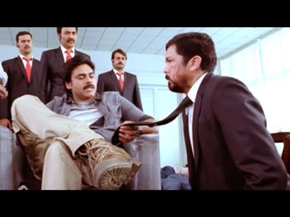 Attarintiki Daredi Scenes || Land Settlement Scene In Hotel - Posani Krishna Murali, Pawan Kalyan