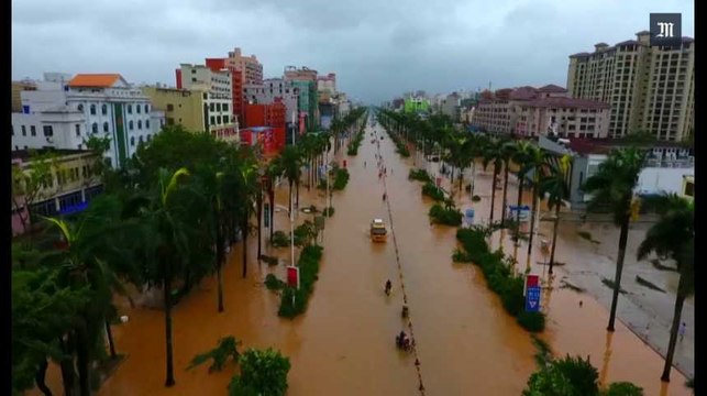 En Chine, un demi-million d'habitants évacués pendant le passage d'un puissant typhon