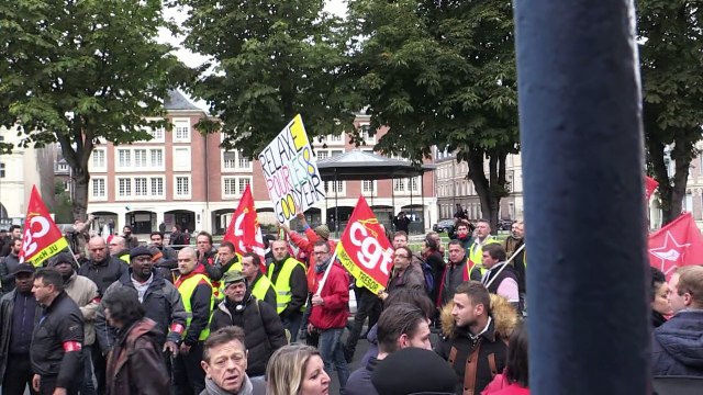 Manifestation à Amiens pour le procès des ex-Goodyear