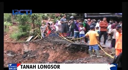 Tanah Longsor, Sejumlah Rumah Rusak