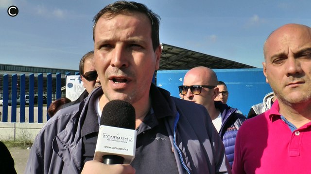 Carinaro (CE) - Whirlpool - Indesit, sciopero dei lavoratori (19.10.16)