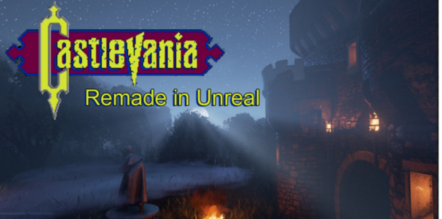 Castlevania Remake Unreal 4 - Gameplay