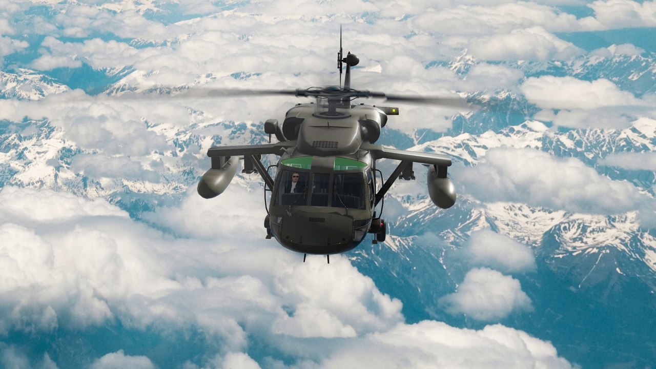 Helicopter Takes a Dive