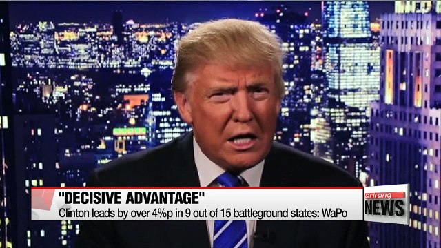 Hillary Clinton holds decisive advantage over Donald Trump: WaPo
