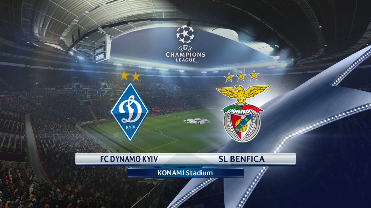 DYNAMO KYIV VS SL BENFICA LIGA DOS CAMPEOES 19/10/16