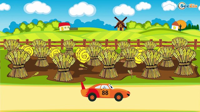Coche de Policía y Carros de Carreras | Coches infantiles | Dibujo animado | Videos para niños