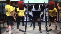 Ray Williams soulève une barre de 456 kg en squat, record du monde !!!