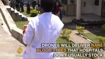 Drones Deliver Blood to Remote Hospitals in Rwanda