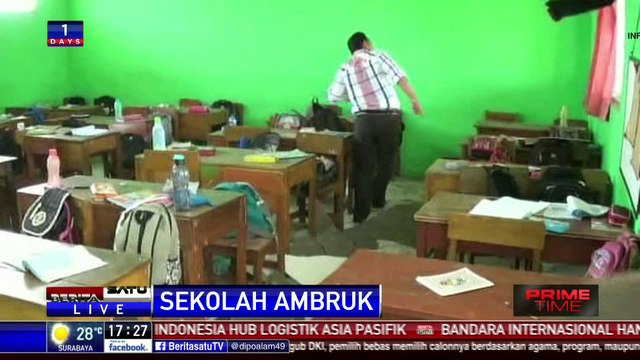 Belasan Siswa SD di Bogor Luka Tertimpa Atap Gedung