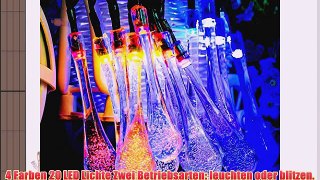 Lichterkette Bengoo Wasserdichte Beleuchtung 5 Meter 20 LED Wasserstopfen lichtempfindlich