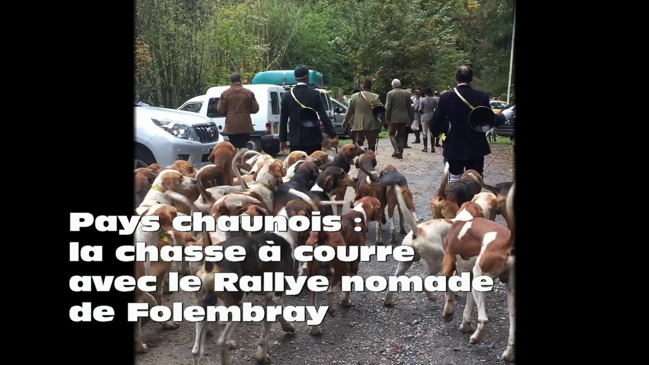 Pays chaunois :  la chasse à courre avec le Rallye nomade  de Folembray