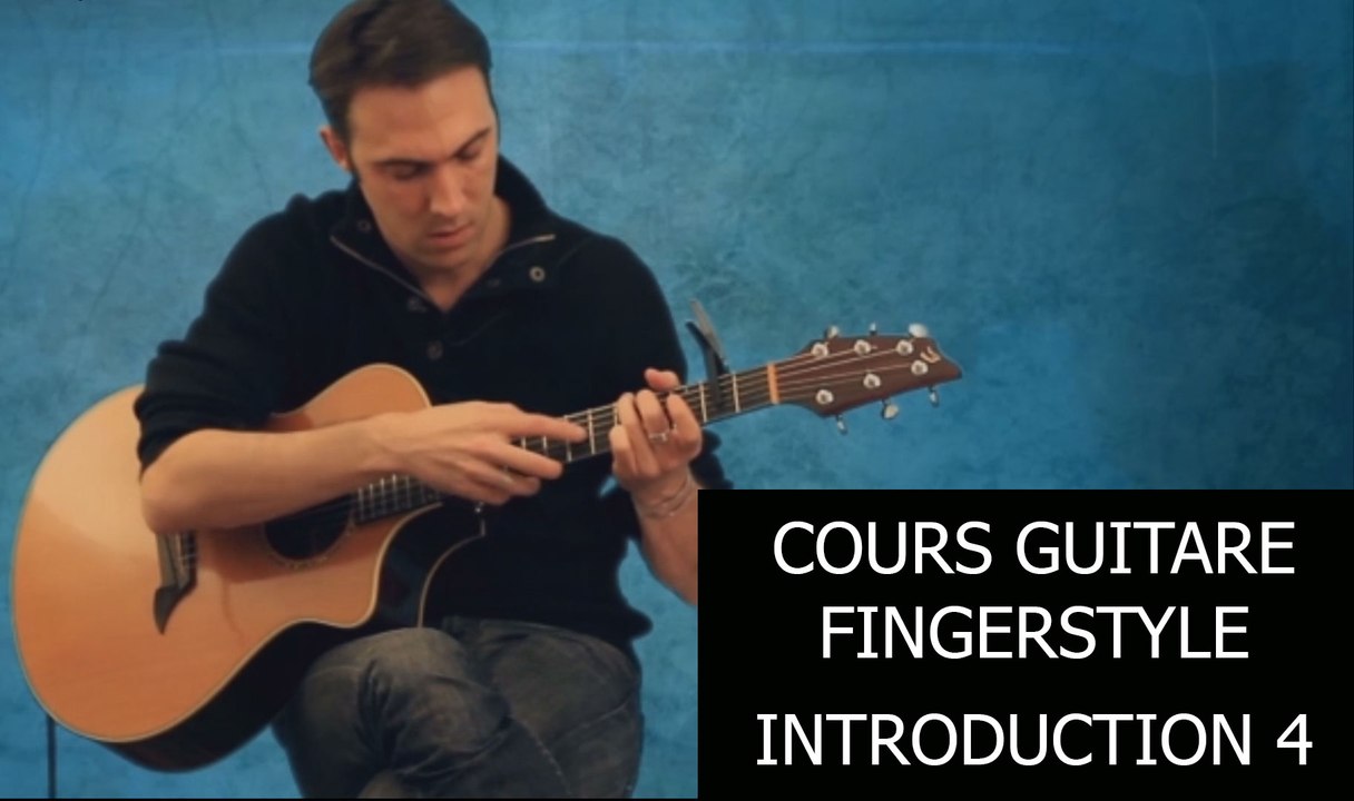 Cours Guitare Fingerstyle Intro 4-4 + Tapping + Tabs