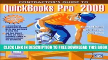 [PDF] FREE Contractor s Guide to QuickBooks Pro 2009 [Download] Online