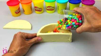 Play Doh How to Make Rainbow cake Creative Fun for Kids with play-doh