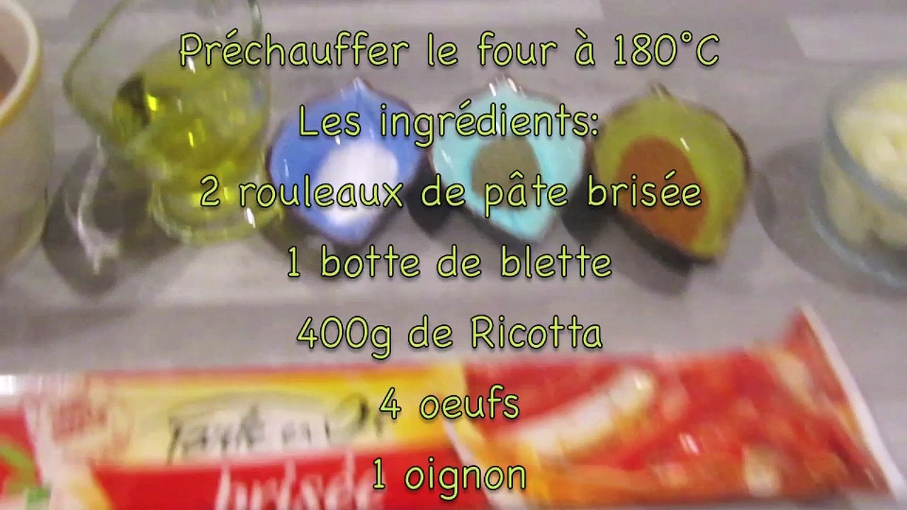 Tourte aux blettes