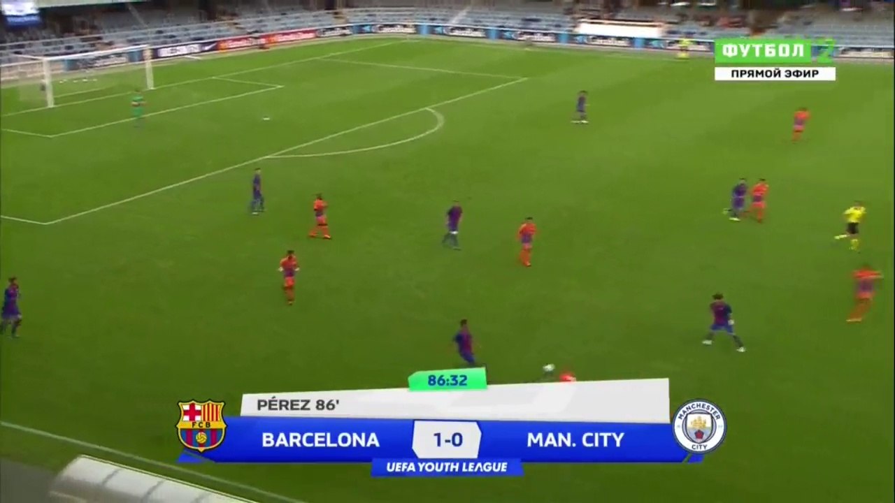 Barcelona U19 vs Manchester City U19 1-0 - All Goals & Highlights - UEFA Youth League 19/10/2016 HD