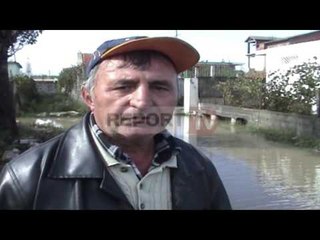 Report TV - Përmbytje në Fushë-Kuqe,30 banesa të rrethuara nga uji për herë të tretë