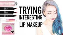 7 Interesting Korean Lip Makeup Products TRY ON ♥ Color Change & Tattoo ♥ Collection Haul ♥ Wengie