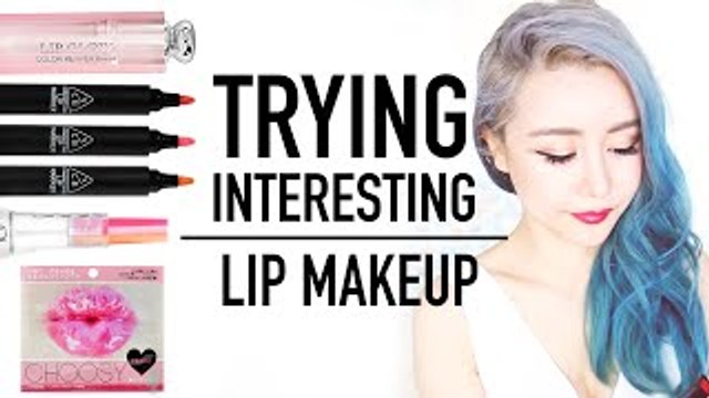 7 Interesting Korean Lip Makeup Products TRY ON ♥ Color Change & Tattoo ♥ Collection Haul ♥ Wengie