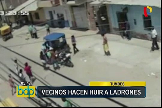 Vecinos se enfrentaron a asaltantes en Sullana