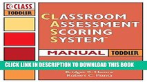 [DOWNLOAD]|[BOOK]} PDF Classroom Assessment Scoring Sytem (Class) Manual, Toddler Collection BEST
