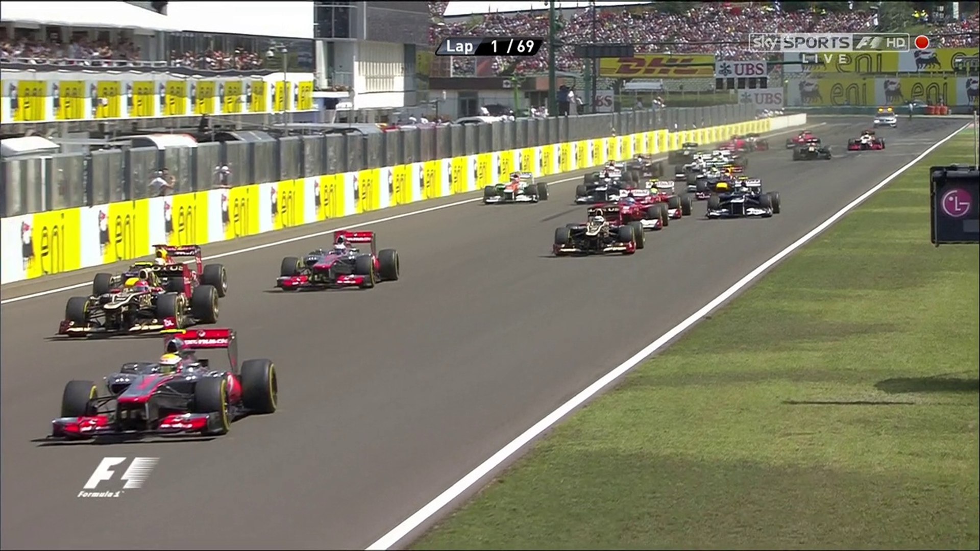 F1 - Round 11 2012 - Race - Part 1