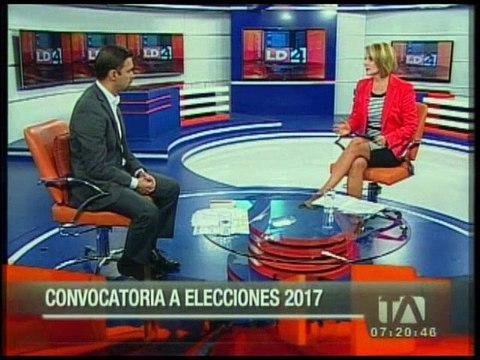 Juan Pablo Pozo, sobre el llamado del CNE a elecciones