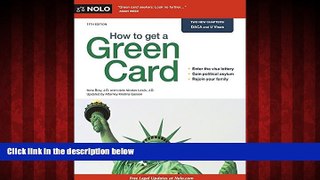 READ book  How to Get a Green Card  FREE BOOOK ONLINE