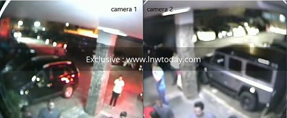 Exclusive Combined CCTV Footage : Dhaham Sirisena Entering Clique Night Club