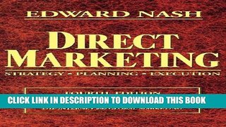 [DOWNLOAD] PDF BOOK Direct Marketing: Strategy, Planning, Execution New