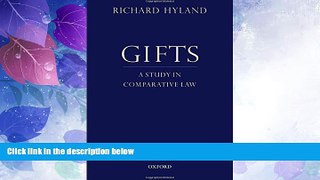 READ book  Gifts: A Study in Comparative Law  FREE BOOOK ONLINE