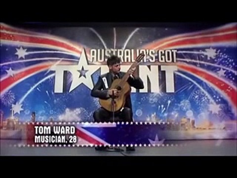 Programme Australian Talent Tom Ward - Tom Ward Joue De La Guitare De Façon Spectaculaire