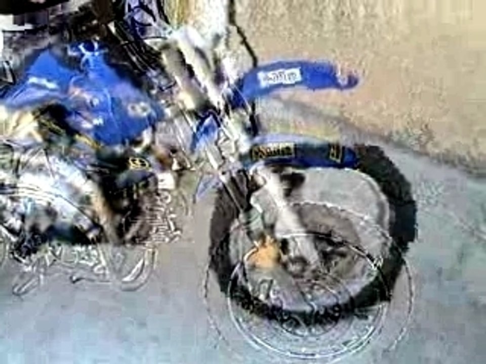 dirt bike 110 cc debridé