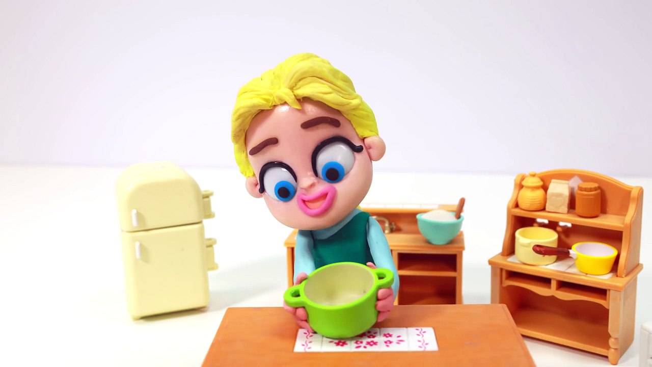 Nasty Pimple Zit Queen Elsa Disney Frozen Movie Edss _ Play Doh Stop Motion Animation