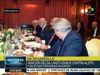 Reclama Moscú a EE.UU. y Bélgica por atacar a civiles sirios en Alepo