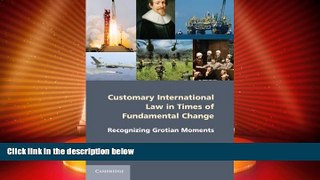 Big Deals  Customary International Law in Times of Fundamental Change: Recognizing Grotian