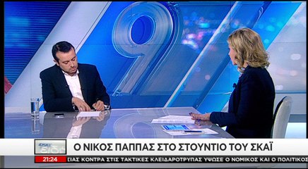 Συνέντευξη Νίκου Παππά στον ΣΚΑΙ 1
