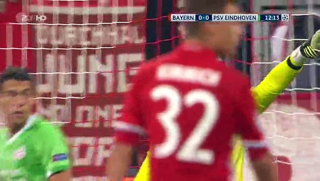 Thomas Muller Goal HD - Bayern Munich 1-0 PSV - 19-10-2016