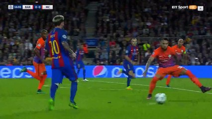 1-0 Lionel Messi Super Chip Goal HD - Barcelona 1-0 Manchester City - 19.10.2016 HD