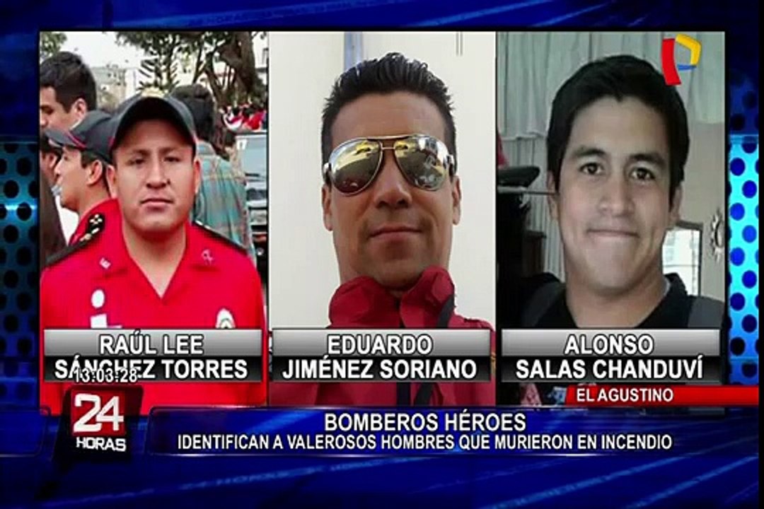 Bomberos Héroes: identifican a valerosos hombres que murieron en incendio