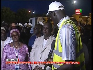 Macky Sall parle des logos pour l'equilibre de programme PUDC-PNUD