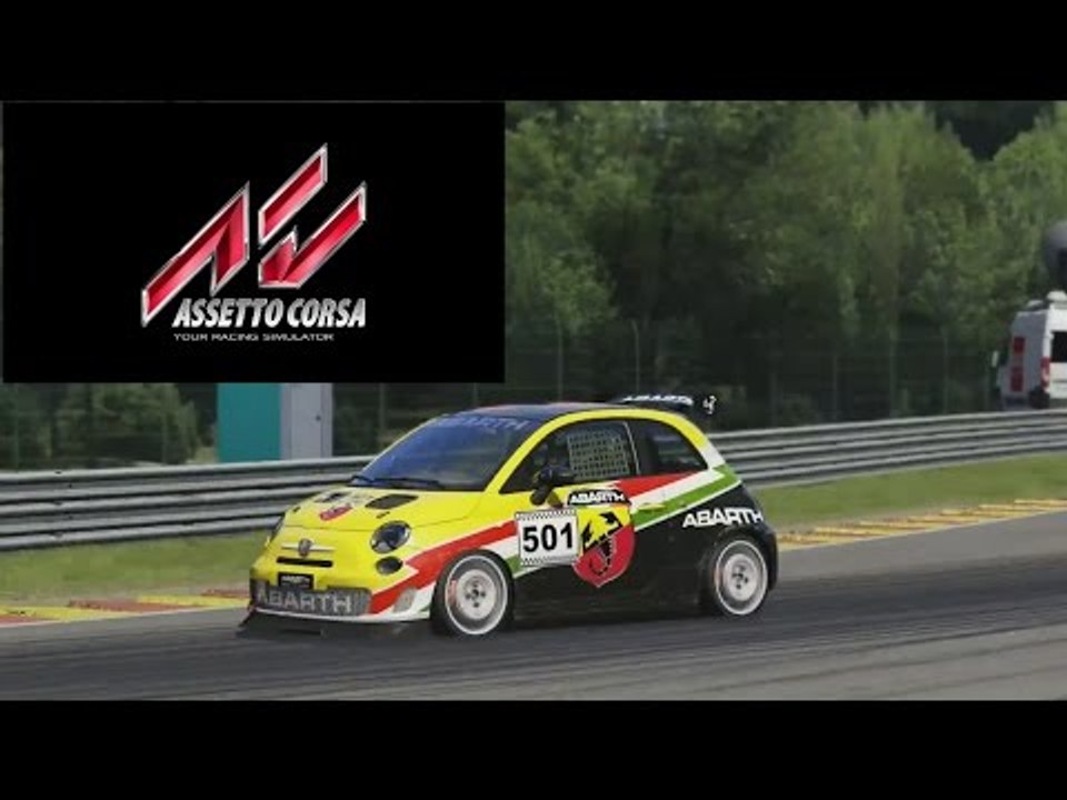 Assetto Corsa | Abarth 500 Assetto Corse | Spa Francorchamps | I'm No Alien