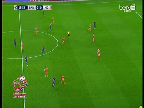 هدف الشوط الاول لمباراة ( برشلونة 1-0 مانشستر سيتي ) دوري ابطال اوروبا 2016